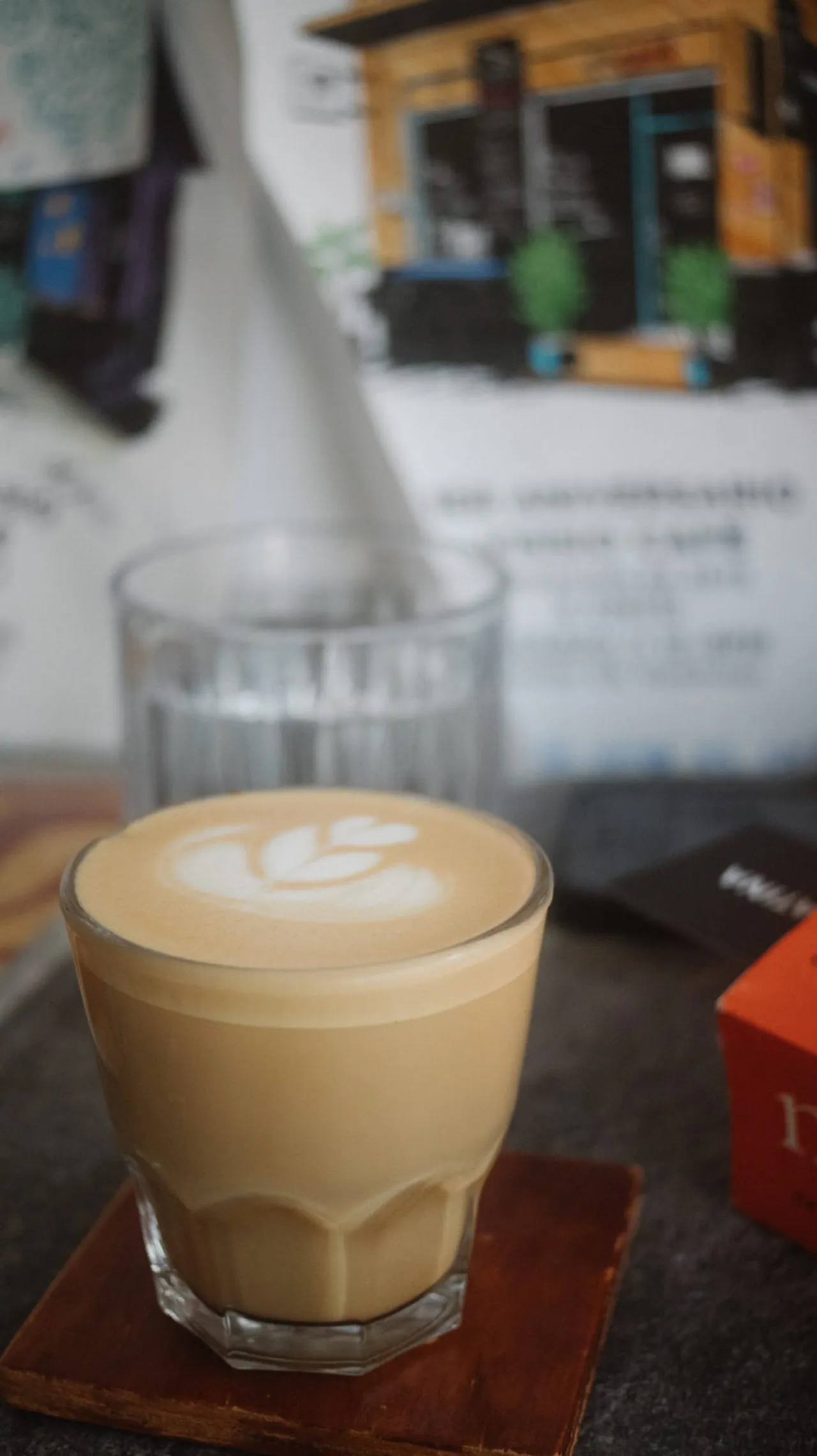 A flat white by the baristas at Vissio